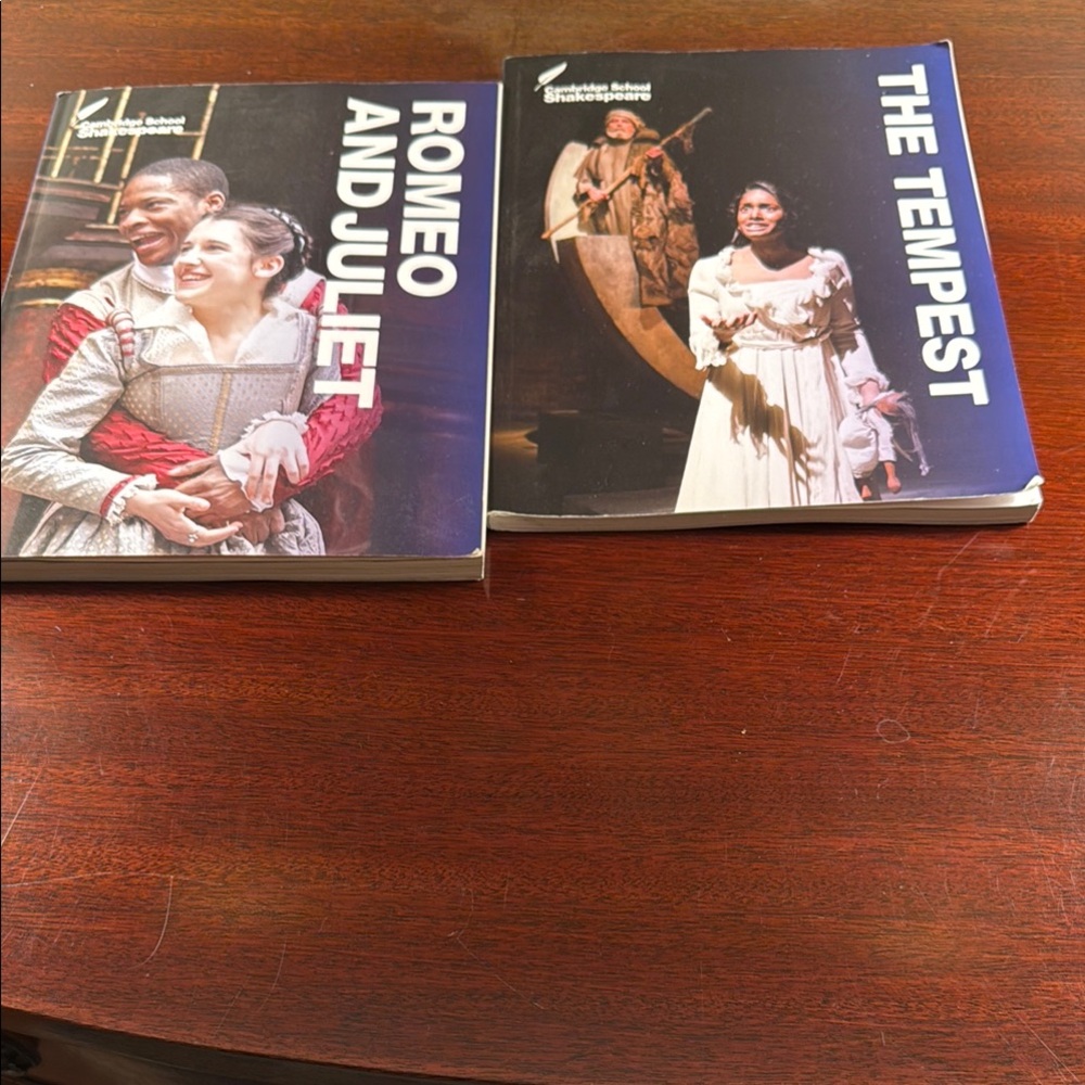 Shakespeare Theatre Programs - Romeo and Juliet, The Tempest